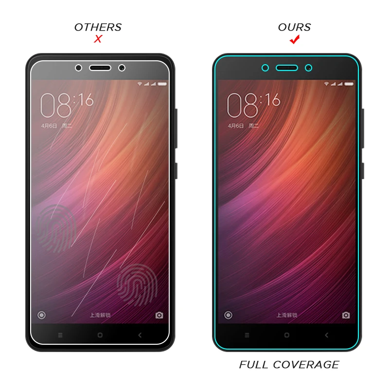 Прозрачный протектор экрана для Xiaomi Redmi Note 4x Pro 5 Y1 lite 6 6A xiami xiome закаленное