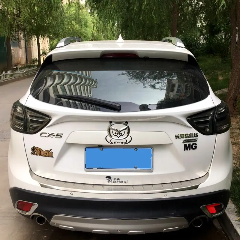 Для MAZDA CX-5 ABS спойлер красиво украшенные автомобильные аксессуары украшение в виде хвостового крыла задний спойлер для mazda CX-5 cx5 2012