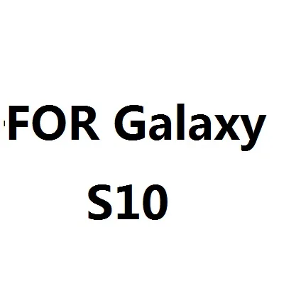 Черный 2D Резиновый ТПУ DIY сублимации чехол для samsung Galaxy S10 S10 плюс S10 LITE 50 шт./лот - Цвет: Черный