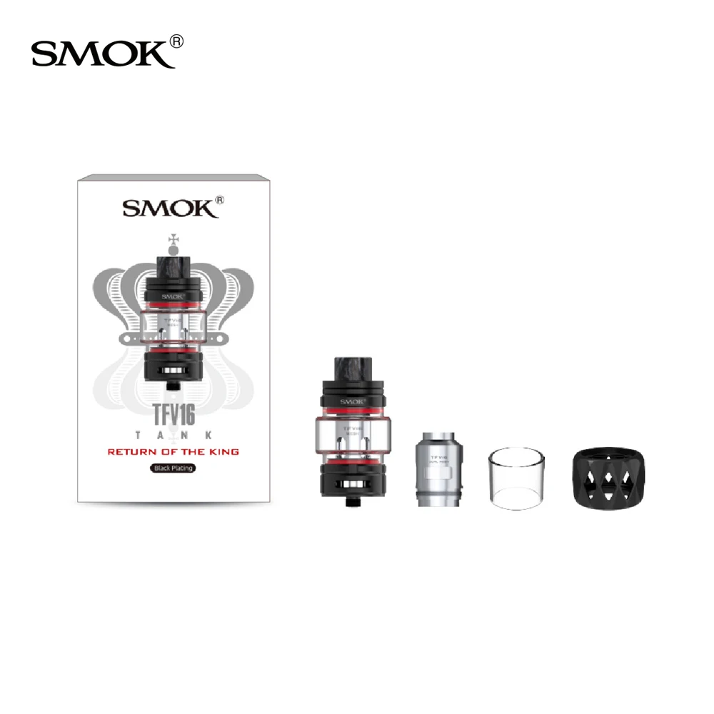 Бак SMOK TFV16 9 мл электронная сигарета атомайзер 510 thread TFV 16 сетчатая катушка