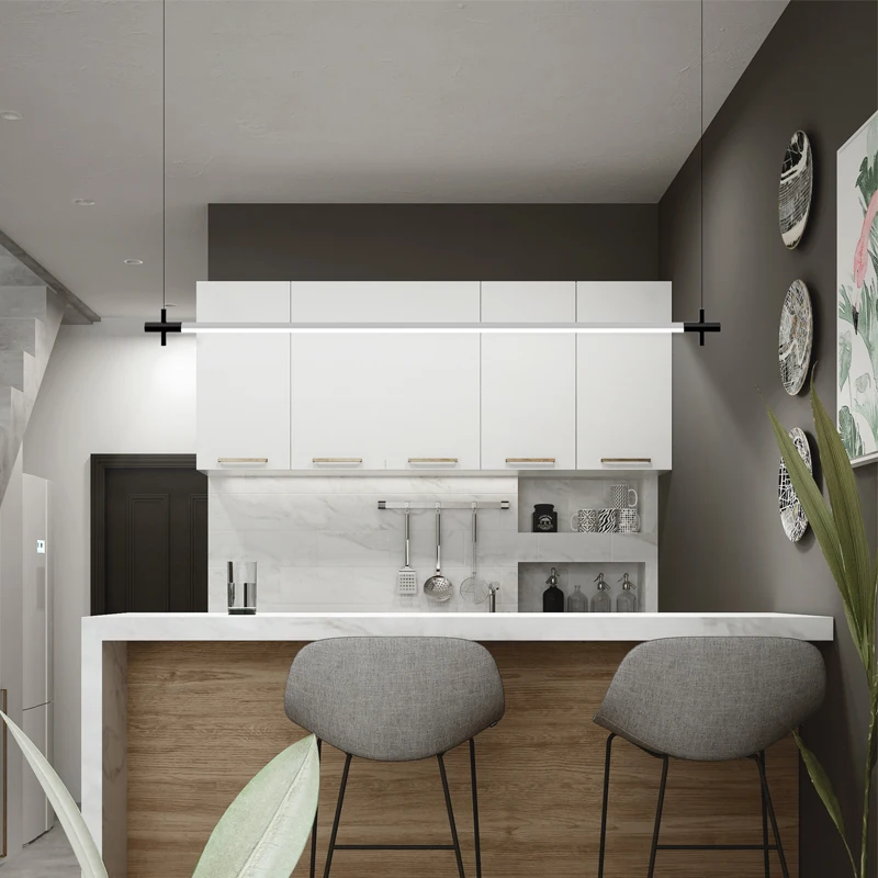 Светодиодный подвесной светильник современный минималистичный для ресторана