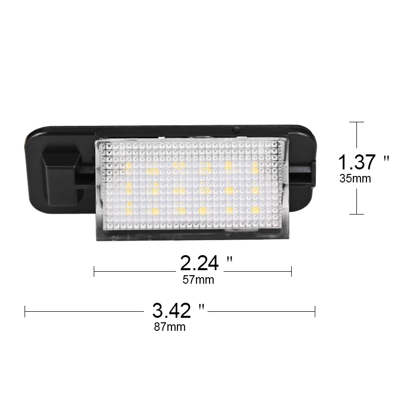 

1Pair /2pcs 12v Number Plate Lamp Bulbs For BMW Led License Plate Light 2835 SMD 6000k White For BMW E36 318i 318is 318ti 325i