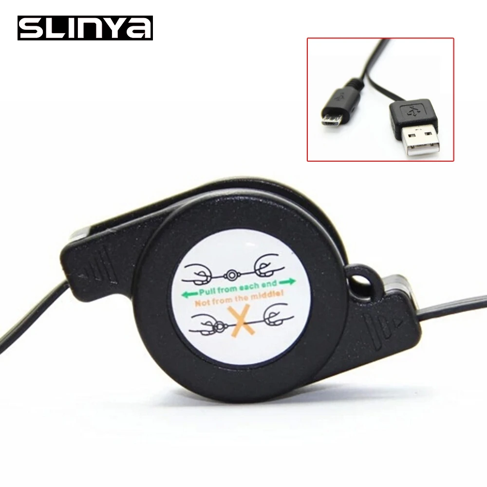 10 шт./лот Android 5 Pin Micro USB Выдвижной кабель для синхронизации данных и зарядки Huawei