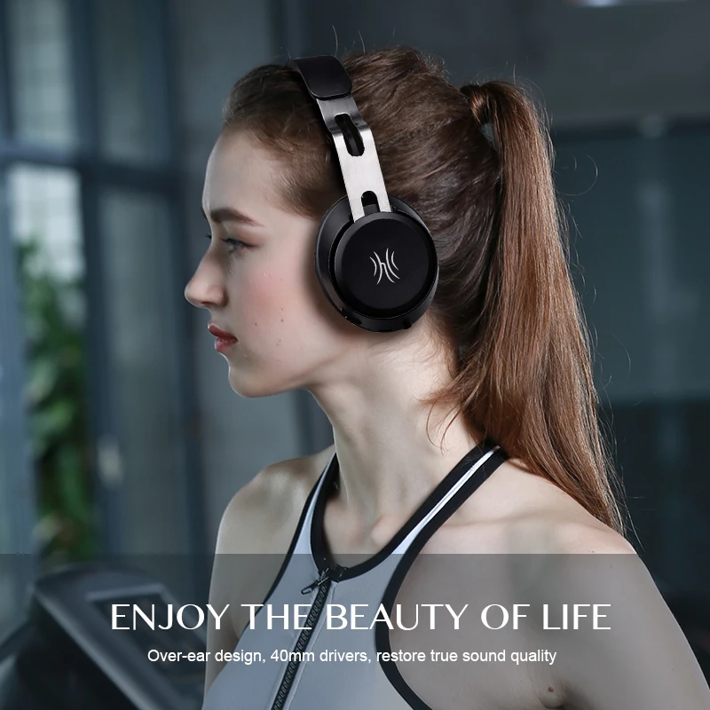 Oneodio стереонаушники Bluetooth 5 0 портативные беспроводные наушники громкой связи