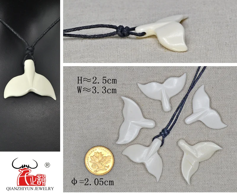 1 шт продажа новозеландского маори ручной резной fishbone ожерелье и кулон женский