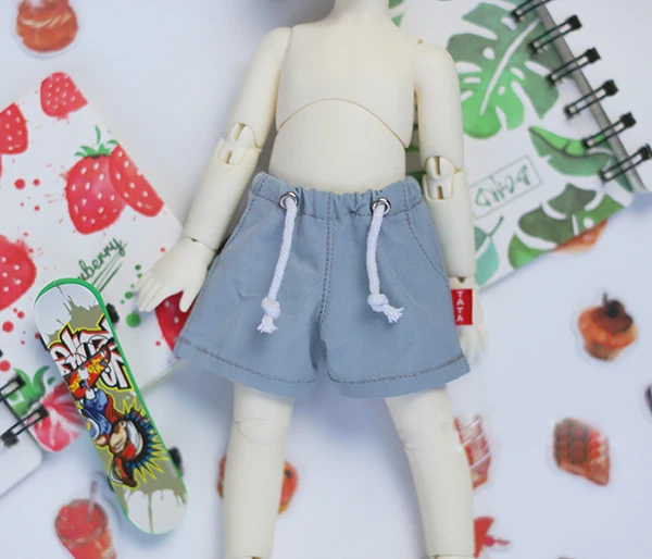 BJD Штаны для 1/6 YOSD 1/4 MSD MDD шнурок Шорты штаны яркого цвета с карманами аксессуары