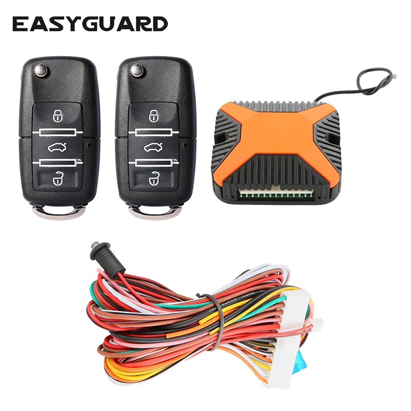 EASYGUARD автомобиля Автозапуск комплект с индивидуальные складной ключ Ключи для