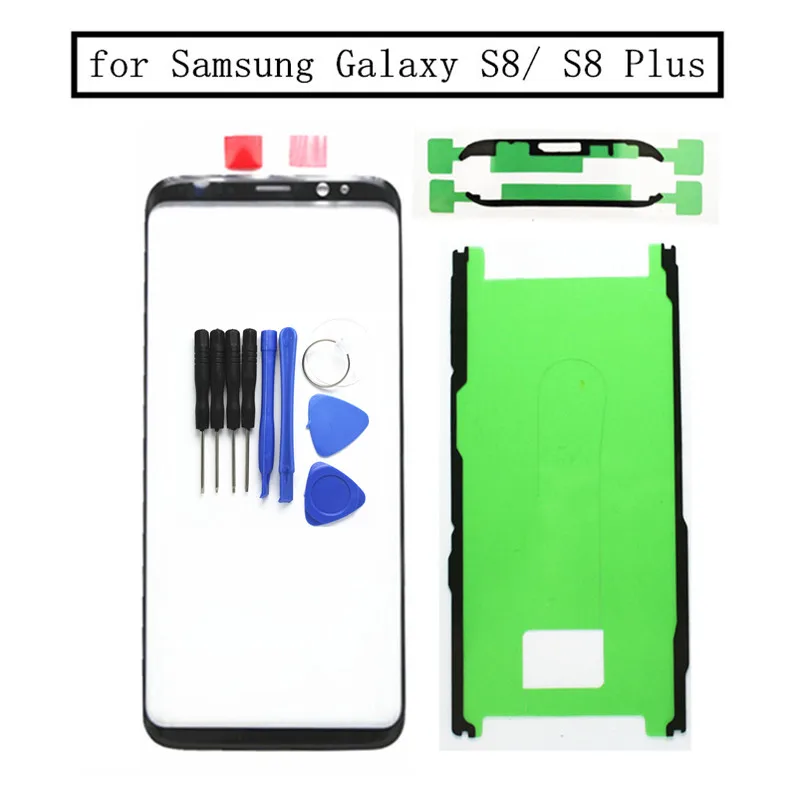 Для Samsung Galaxy S8 G950 Plus G955 сенсорный экран Переднее стекло Сенсорная панель Крышка
