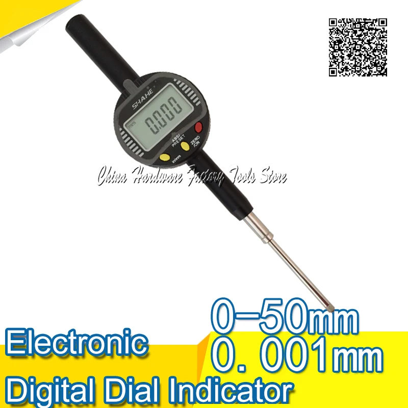 

Измеритель SANHE 0001 мм, 0-50 мм, высокоточный, электронный, цифровой, микронный, индикатор набора, 0001 мм