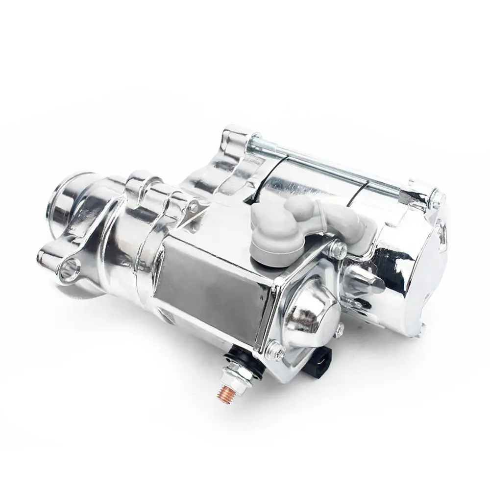 Chrome Стартовый двигатель BIKINGBOY для Harley FXS FLSTSB FXSTC FLSTN FXSTD FXSTB FXCW FXCWC Softail FXSTD FLSTFB Fat Boy FLHX Street Glide - Цвет: Chrome