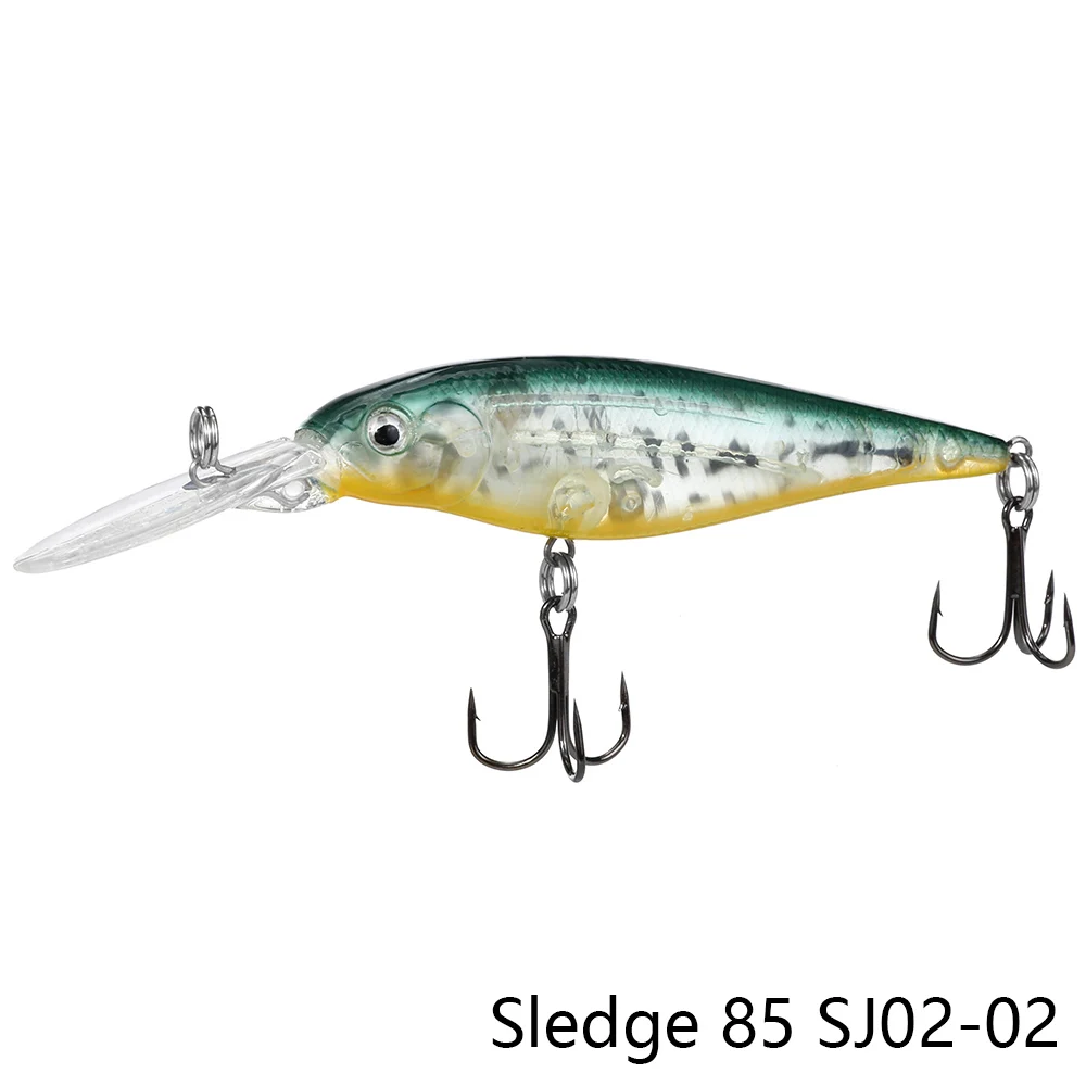 Sledge 85 SJ02-02 MAKEBASS гольян плавающие бионические рыболовные приманки 3.35in/0,35 oz Luya искусственные жесткие приманки воблеры рыболовные снасти - Цвет: Sledge 85 SJ02-02