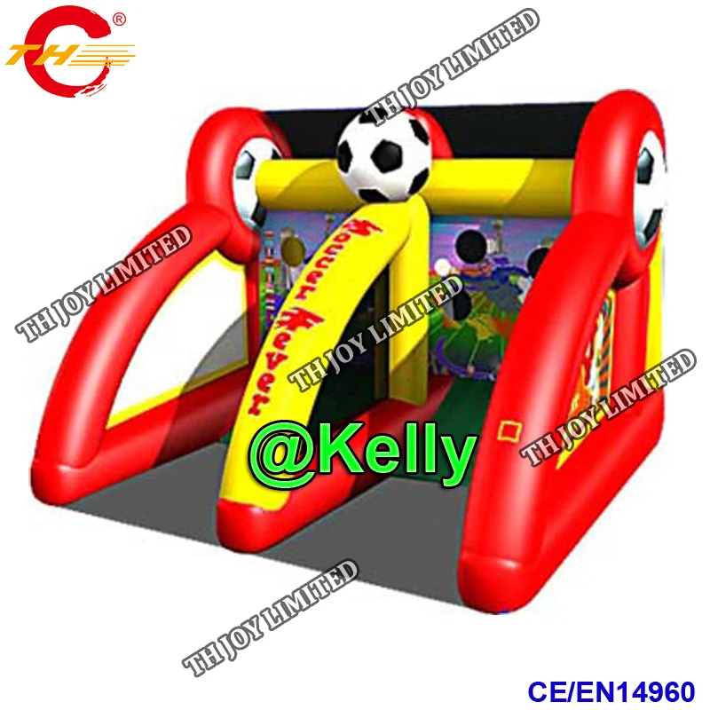 Бесплатная доставка двери продажа футбольной лихорадки надувные футбольные