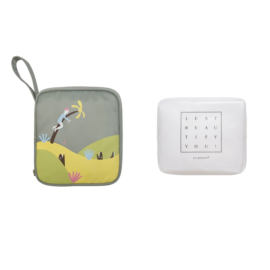Оригинальные Водонепроницаемые комбинированные косметички набор 1 + для девочек