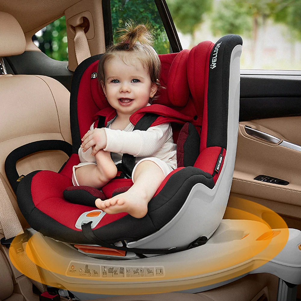 Welldon Chair Body Adjust Car Seat Group 0/1 (0-18kg) Iosfix Interface High Back Child Safety 0-3 Years | Мать и ребенок