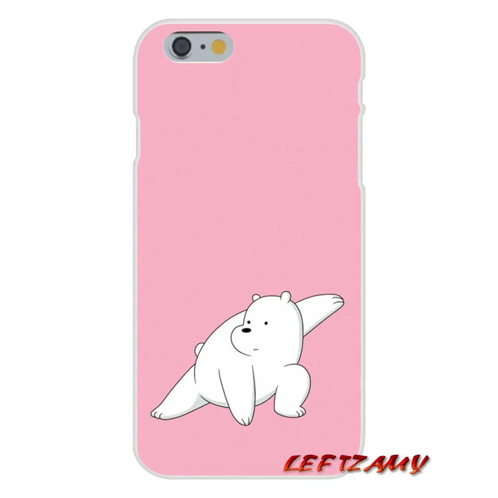 Прозрачные мягкие чехлы Ice We Bare Bear Fighting Panda для iPhone X XR XS MAX 4 4S 5 5S 5C SE 6 6S 7 8 Plus ipod touch |
