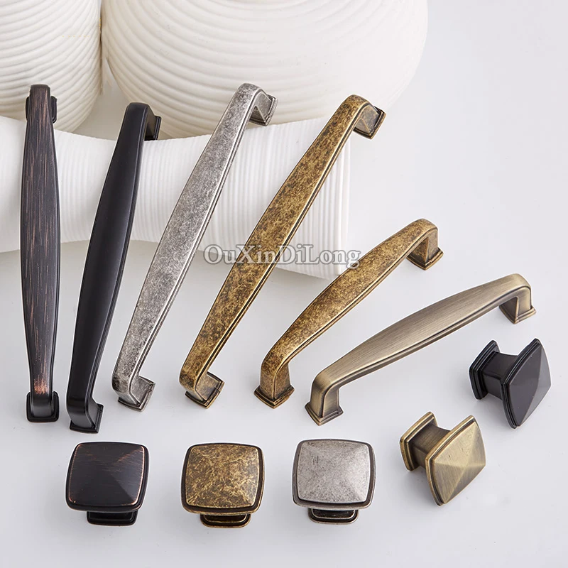 

20PCS Retro Vintage European Antique Cabinet Pulls Handles Cupboard Wardrobe Drawer Wine Cabinet Kitchen Door Handles and Knobs