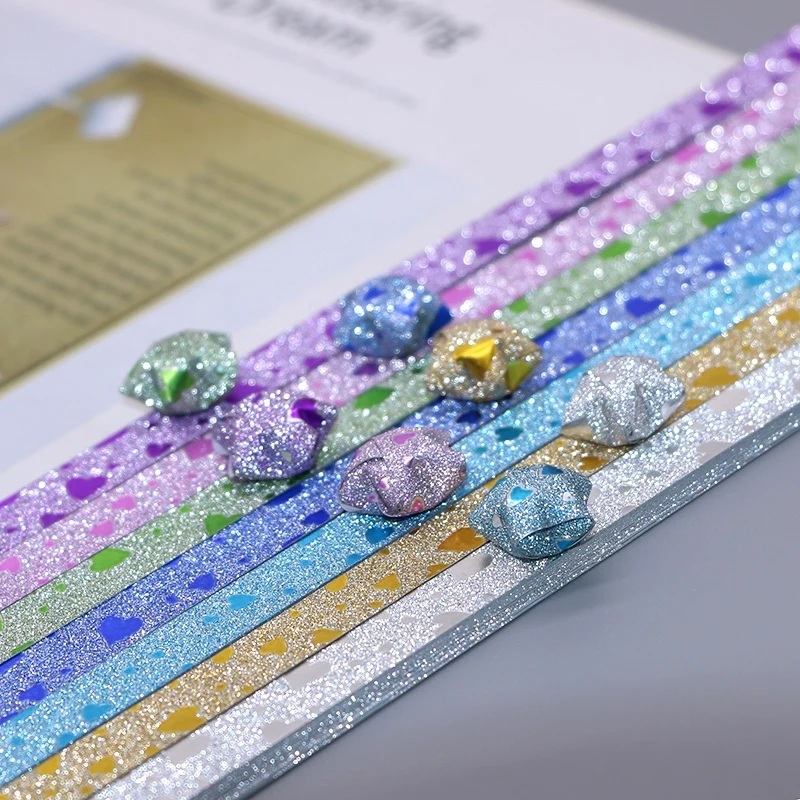 180 200 шт./лот узоры ручной работы оригами разные цвета бумажные счастливые звезды