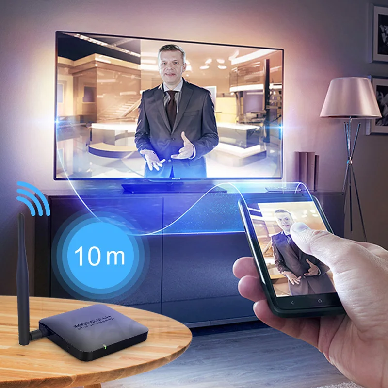 Новинка 2 4G + телефон с экраном для беспроводного HDMI VGA экран push treasure airplay видео ТВ