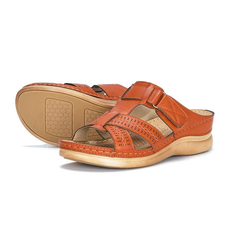 Сандалии женские ортопедические удобные Босоножки с открытым носком очень