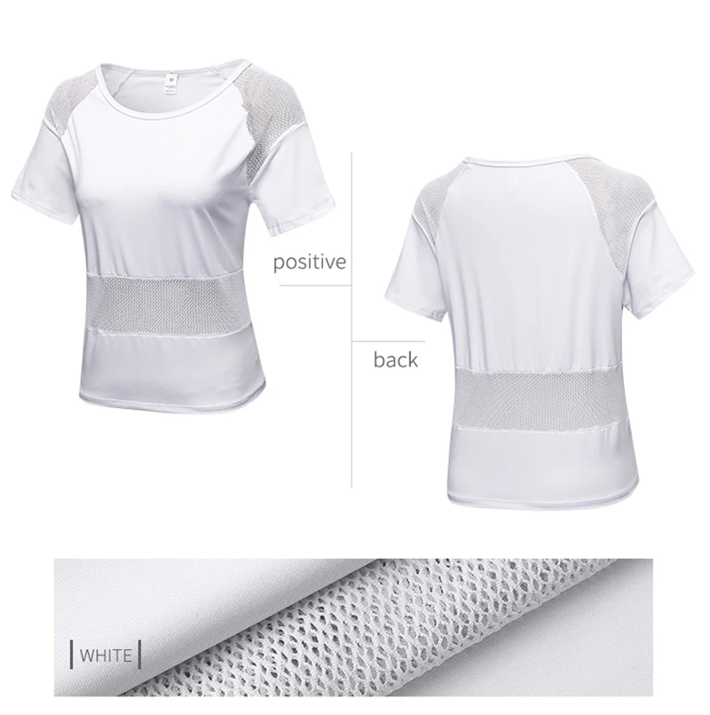 Свежая футболка от Donna Qickly Dry Top Sportwear полупрозрачная фитнес-рубашка женское нижнее белье йога Удобная футболка