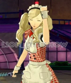 Костюм горничной Persona5/P5 Анна такамаки пантера для косплея|cosplay costume|maid dress cosplaydress