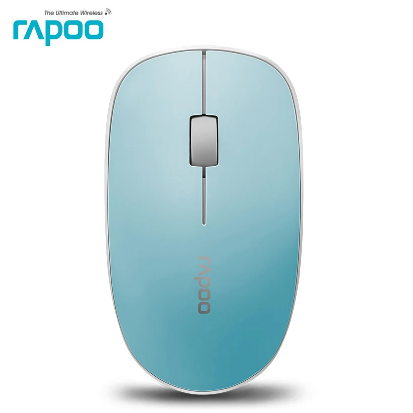 Подлинная Rapoo 5 Г USB Беспроводная Мышь Молчание Мыши Тонкий Модный Бесшумной