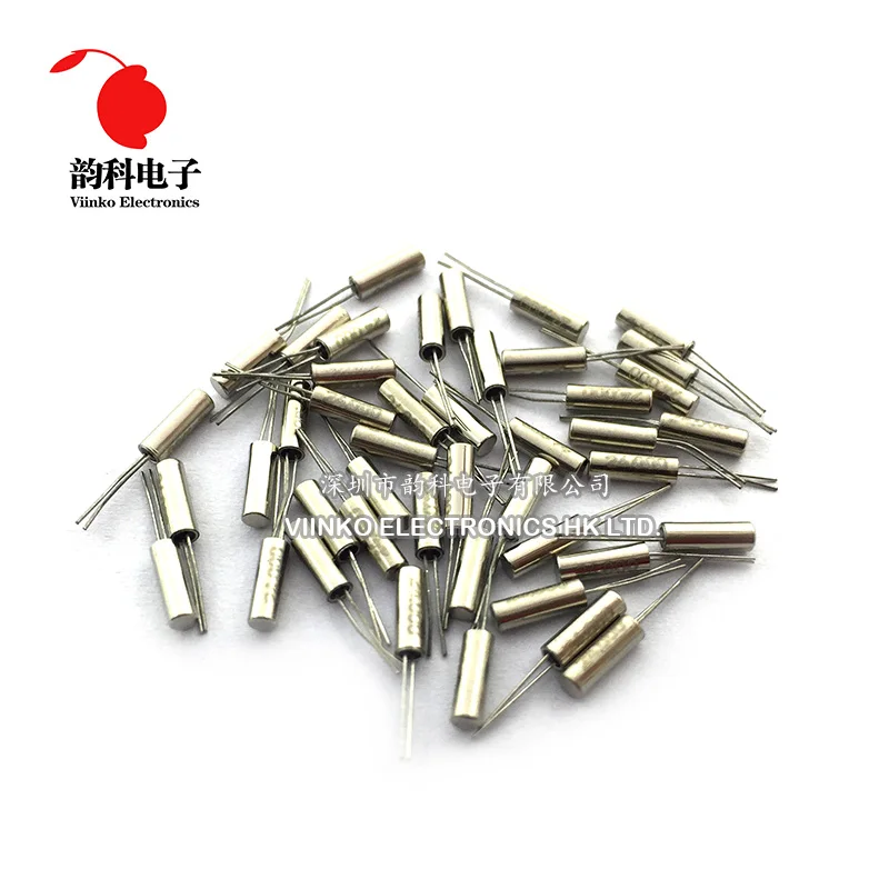 

10pcs 3*8 24MHz 20ppm 15pF 3*8mm Crystal Cylinder quartz resonator