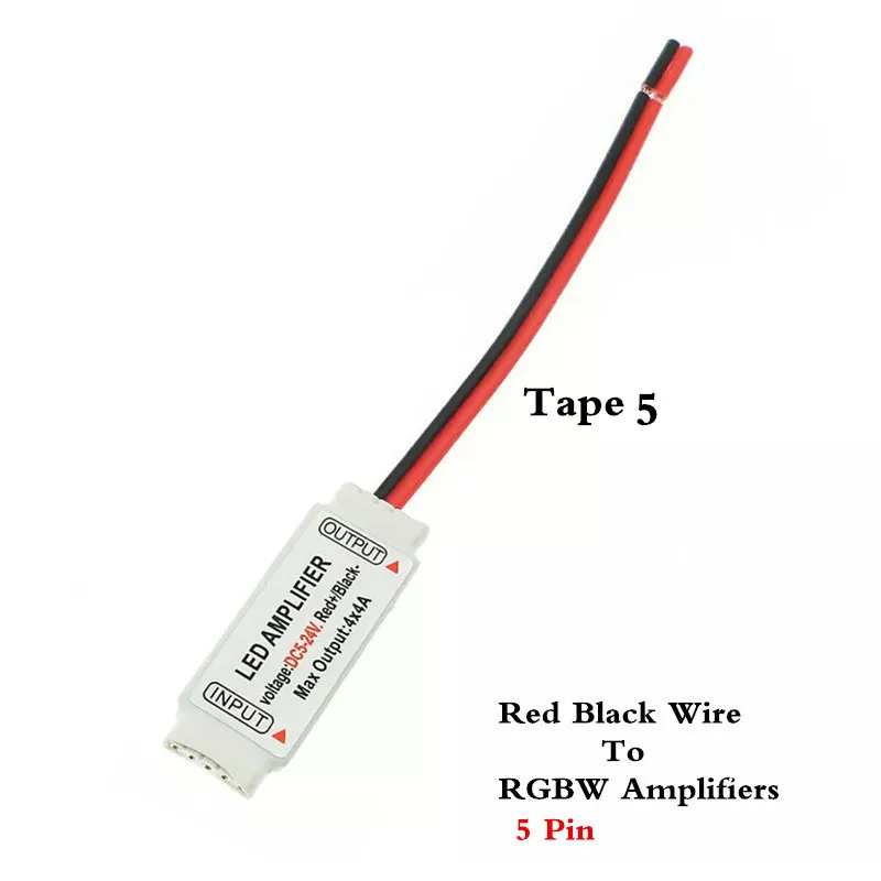 12В DC5V-24V 4Pin мини RGB светодиодные полосы Amplifer 3* 4A одноцветный светодиодный Усилитель для светодиодной ленты репитер мощности контроллер консоли