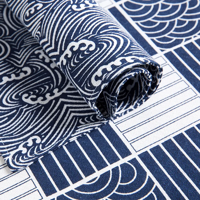 Кухонные коврики для стола салфетка из хлопка и льна двухслойная декоративная