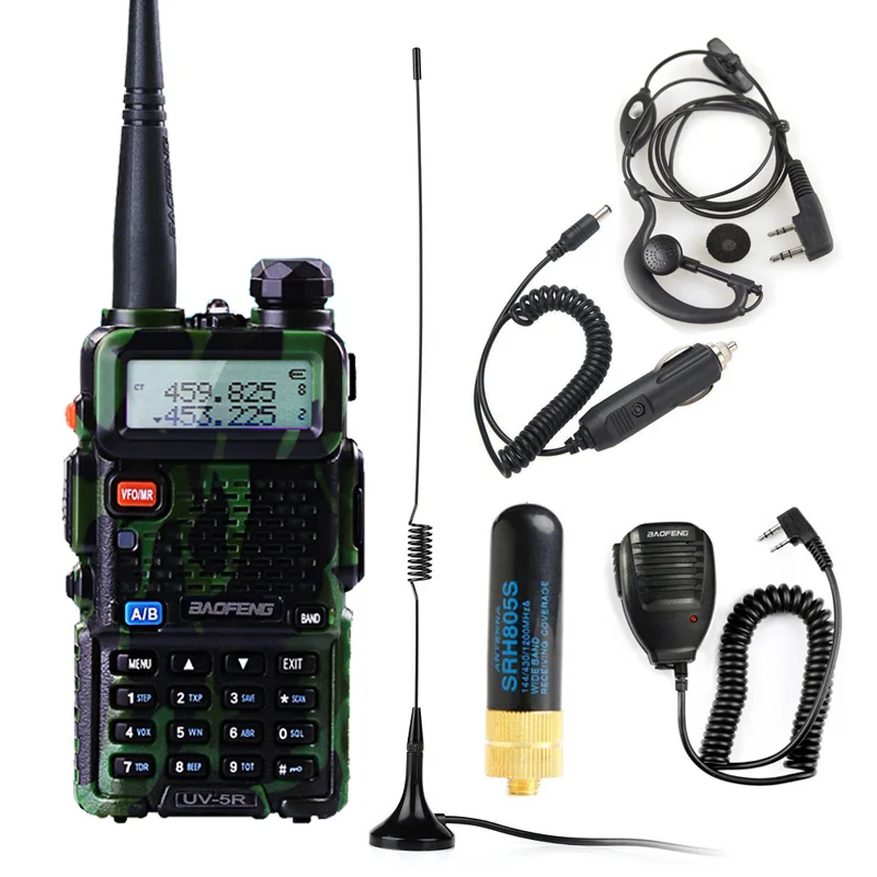 Baofeng рация UV-5R радиостанция 128CH УКВ двухстороннее радио СВ Портативный baofeng uv 5r радио для охоты uv5r Baofeng