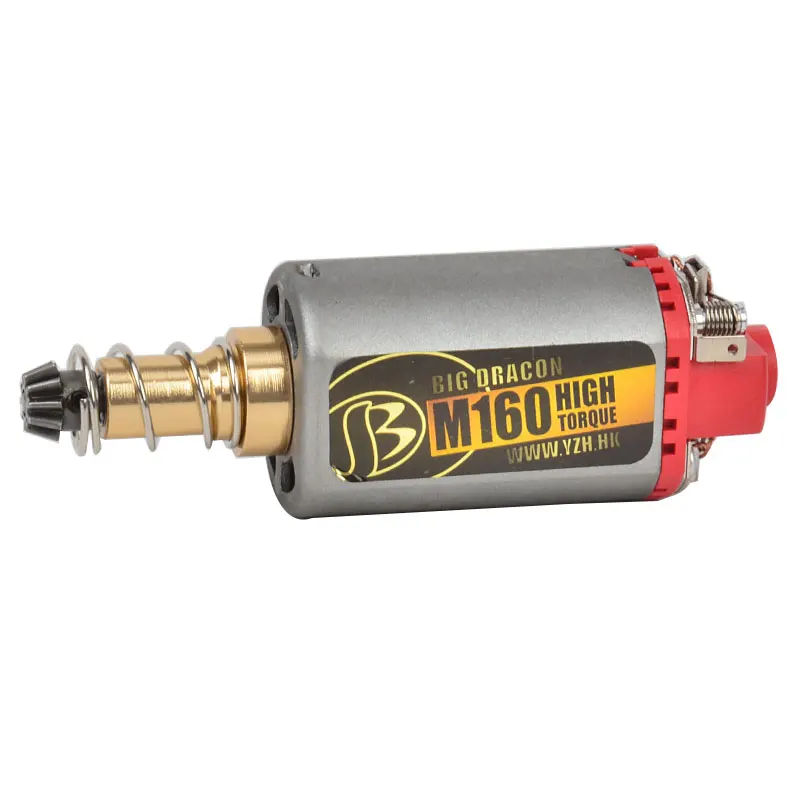 Tactifans M120/140/160 высокого высокий крутящий момент/высокая Скорость мотор AEG/отлив AEG двигатель длинные/короткой оси для Страйкбольное ружье M4/MP5 M16 G3 P90 АК - Цвет: M160 HT Long