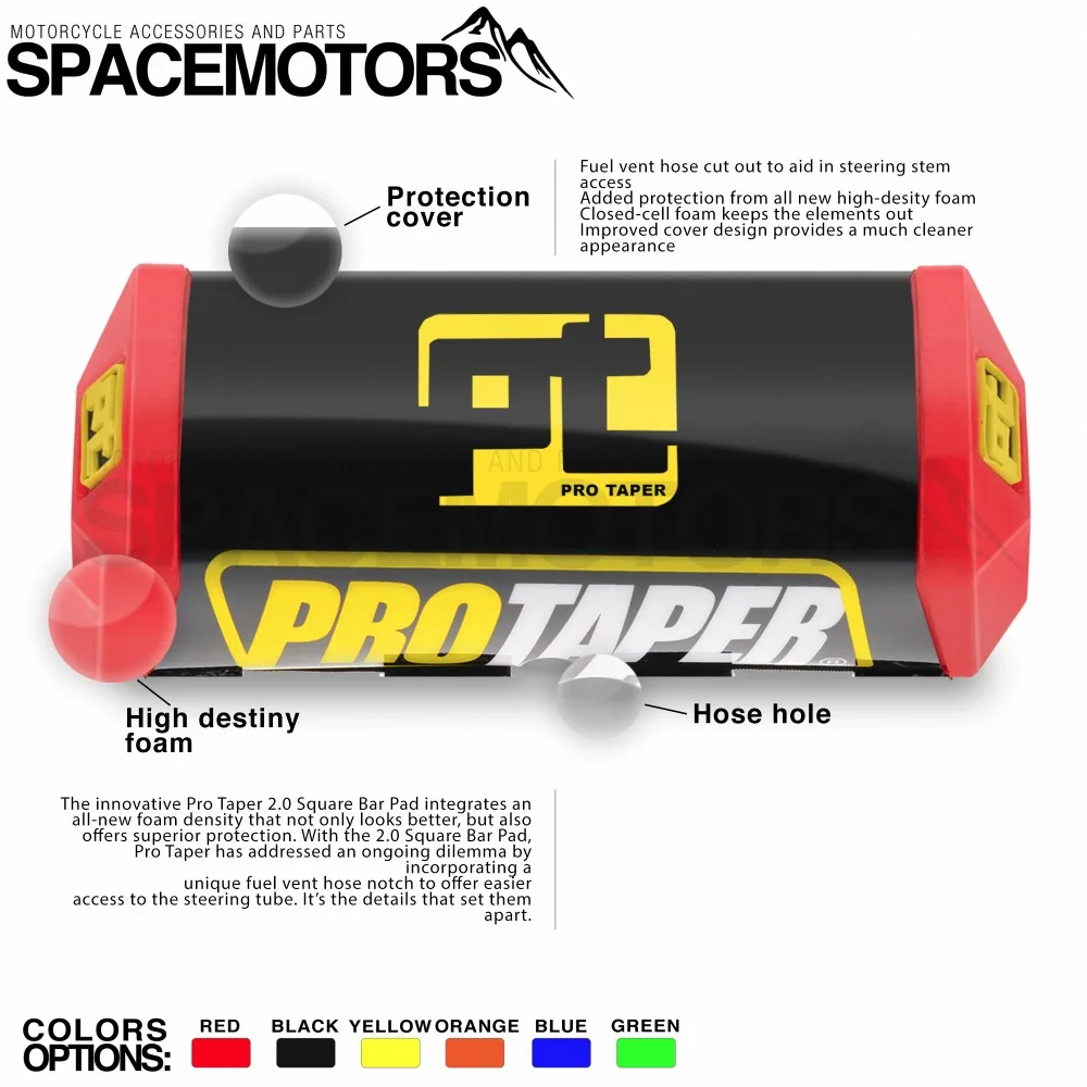 Protaper Square 2 0 1 1/8 &quotРуль для полных бар коврик слайдер ручка CRF RMZ KTM YZF ATV Dirt Pit Bike