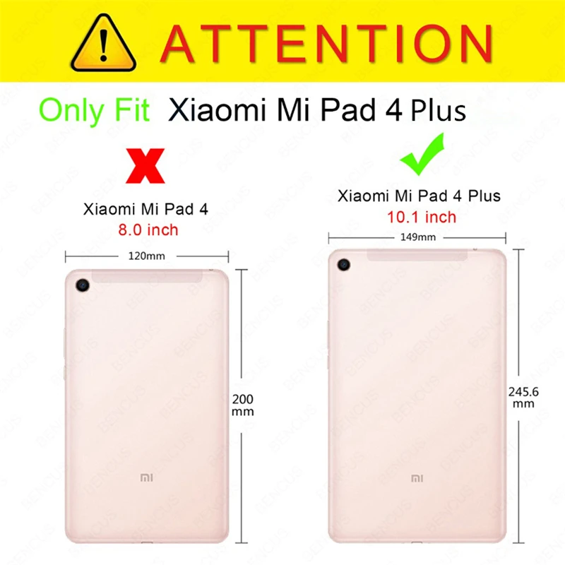 MOFi чехол из искусственной кожи для Xiaomi mi Pad 4 Plus mi Pad4Plus 10,1 дюймов чехол для планшета для Xiaomi mi Pad4 Plus mi pad 4 Plus чехол