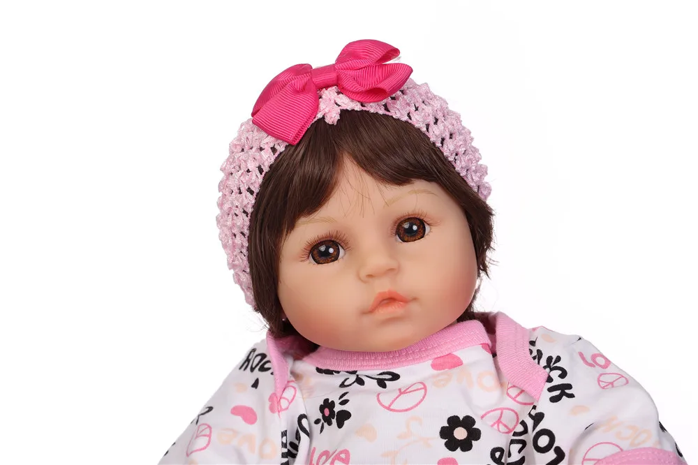 48cm Reborn silicone babies dolls 19&quot little girl with blanket and bottle as kids lovely birthday gift bonecas | Игрушки и хобби