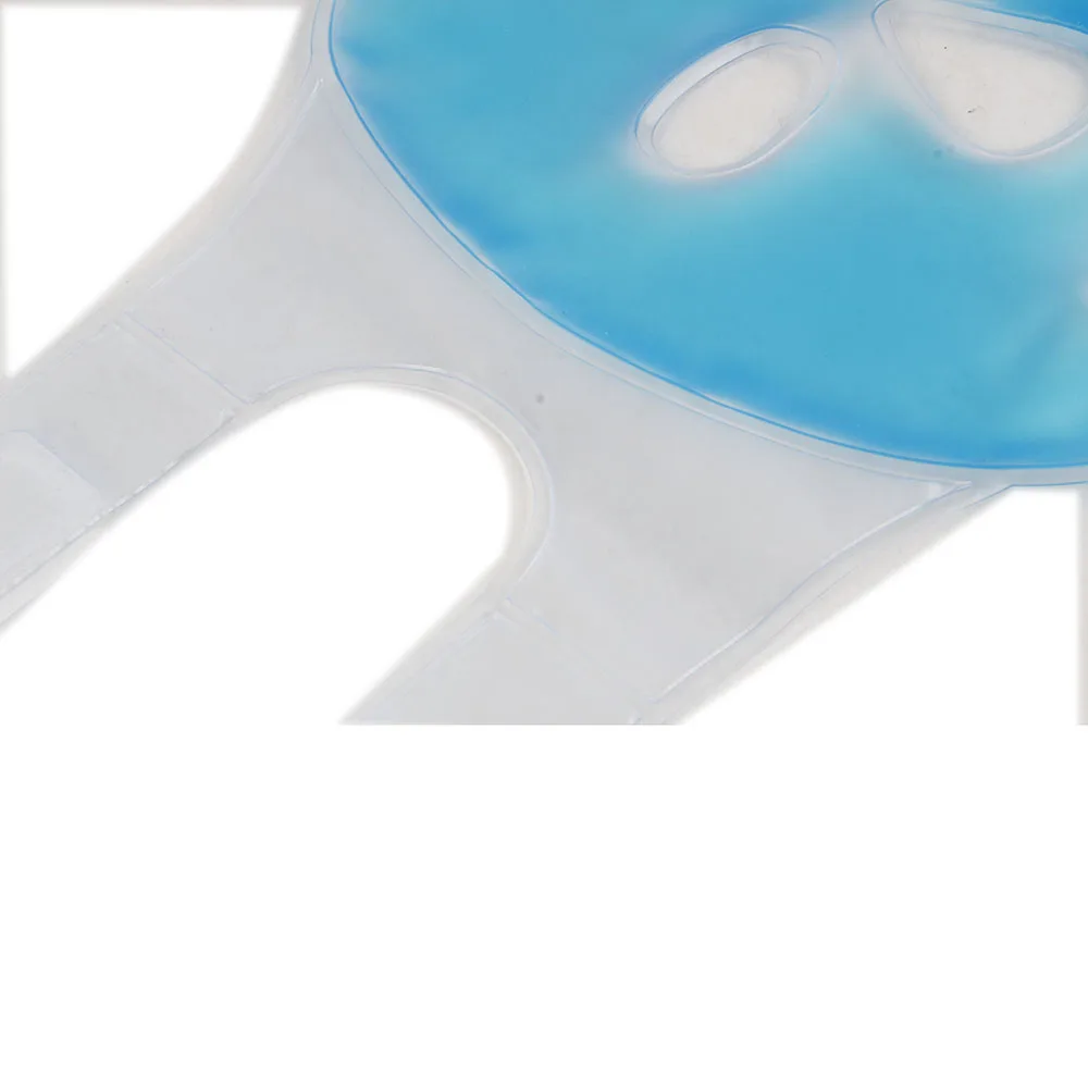 Cold Gel Face Mask Ice Compress Blue Full Cooling Anti-Fatigue Relief Pad With Pack Facial Care Tool Eye | Красота и здоровье