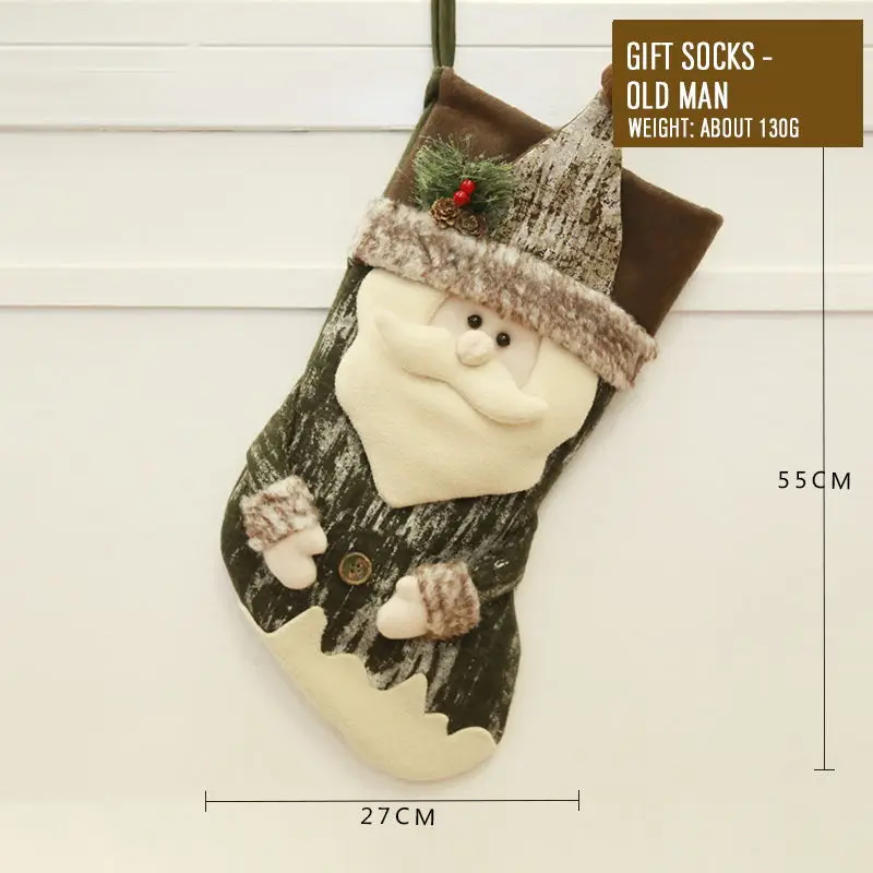 Рождественские куклы Санта-Клауса рождественские украшения для дома Елочное