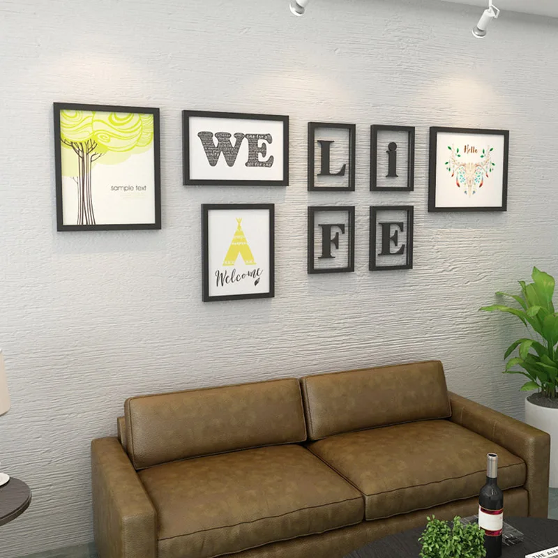 Мульти-кадр фоторамки Комбинации Home Decor Гостиная живопись фоторамка набор