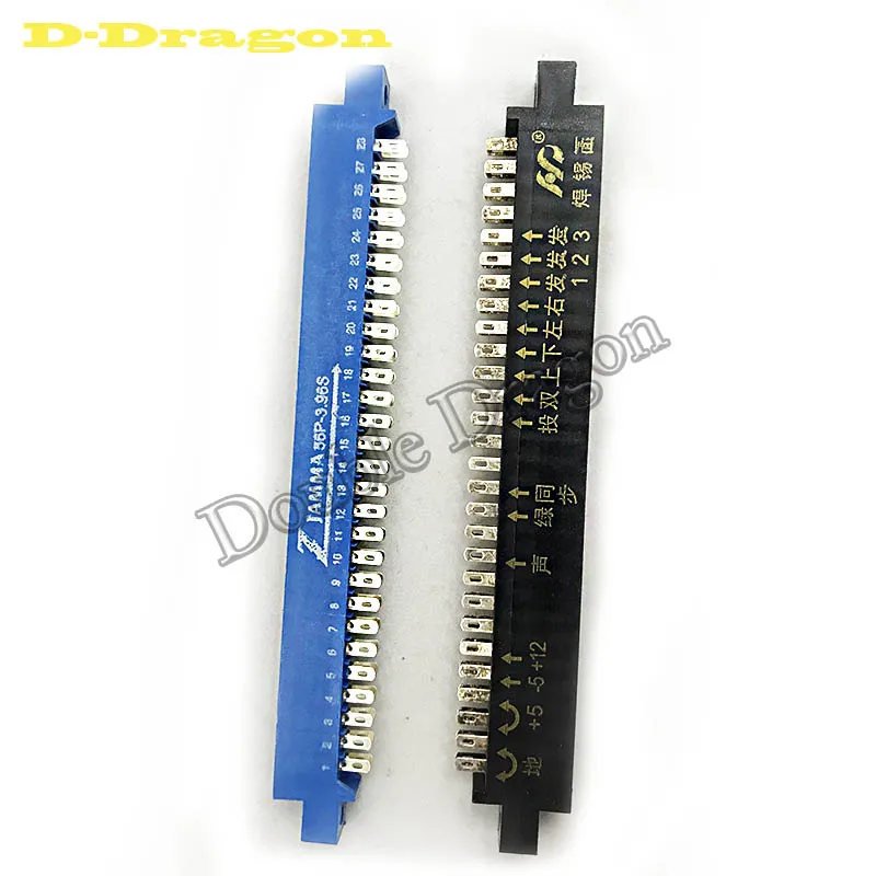 Бесплатная доставка 10 шт 28pin Черный Синий Женский Разъем Jamma для монетного
