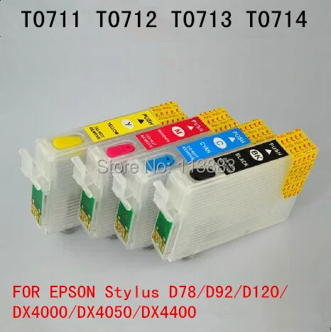 71 T0715 многоразовый чернильный картридж для EPSON Stylus SX600FW SX610FW BX600FW BX610FW Office B40W BX300F