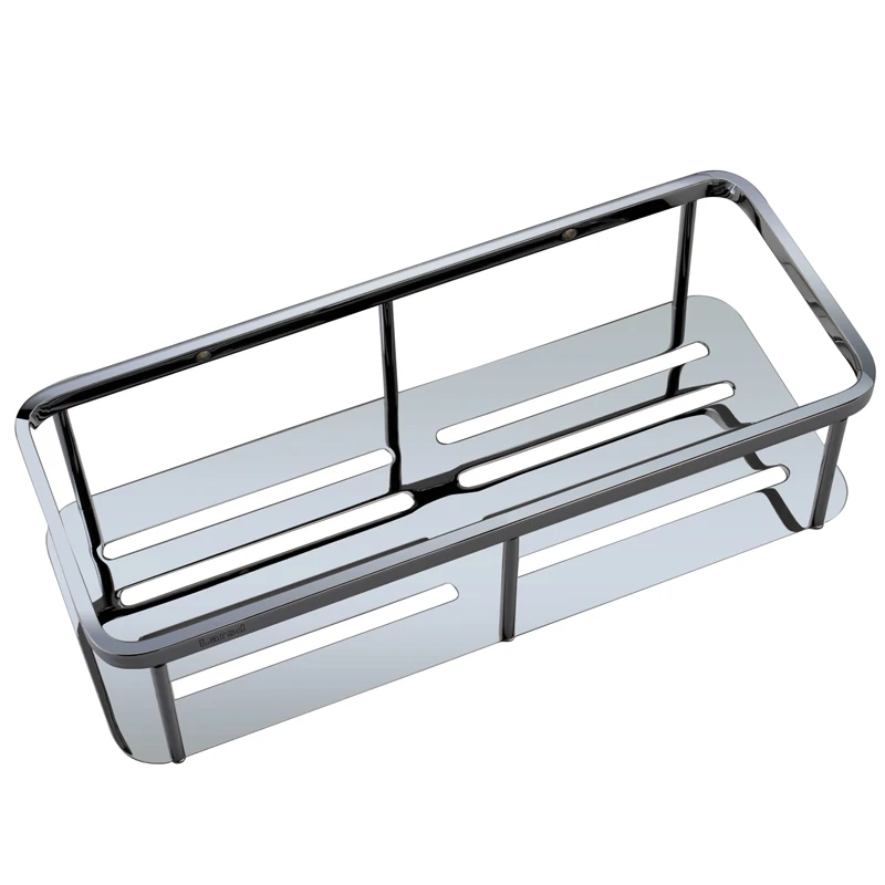 300 мм хромированная настенная твердая латунная медная полка для ванной комнаты