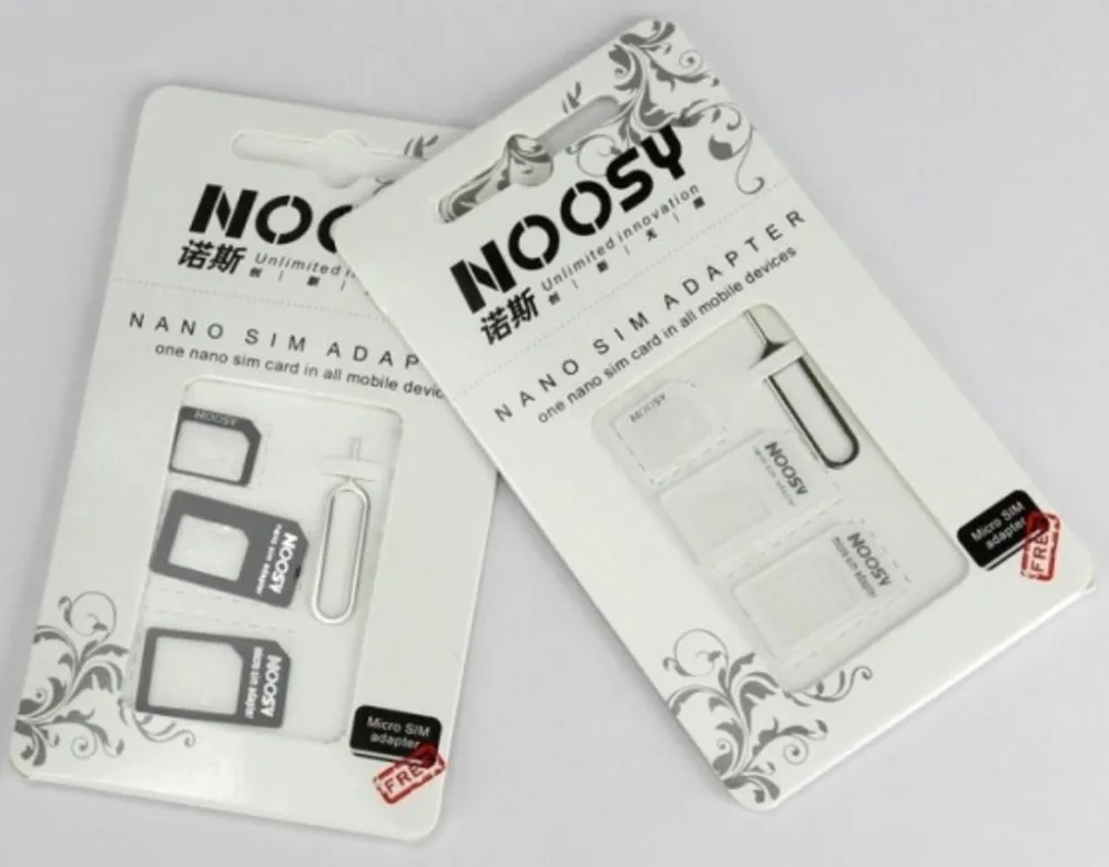 Hoqueen 100sets/lot 4 in 1 Nano Sim Card Adapters+Micro Sim+Stander SIM & Tools For iPhone Samsung xiaomi | Мобильные телефоны и