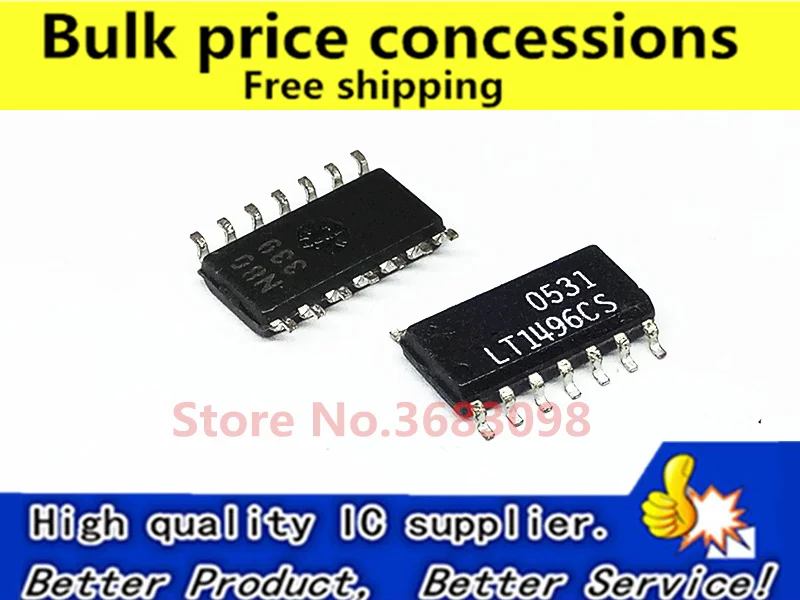 

Free Shipping 5cs/lots LT1496CS LT1496 SOP-14 In stock, in large supply