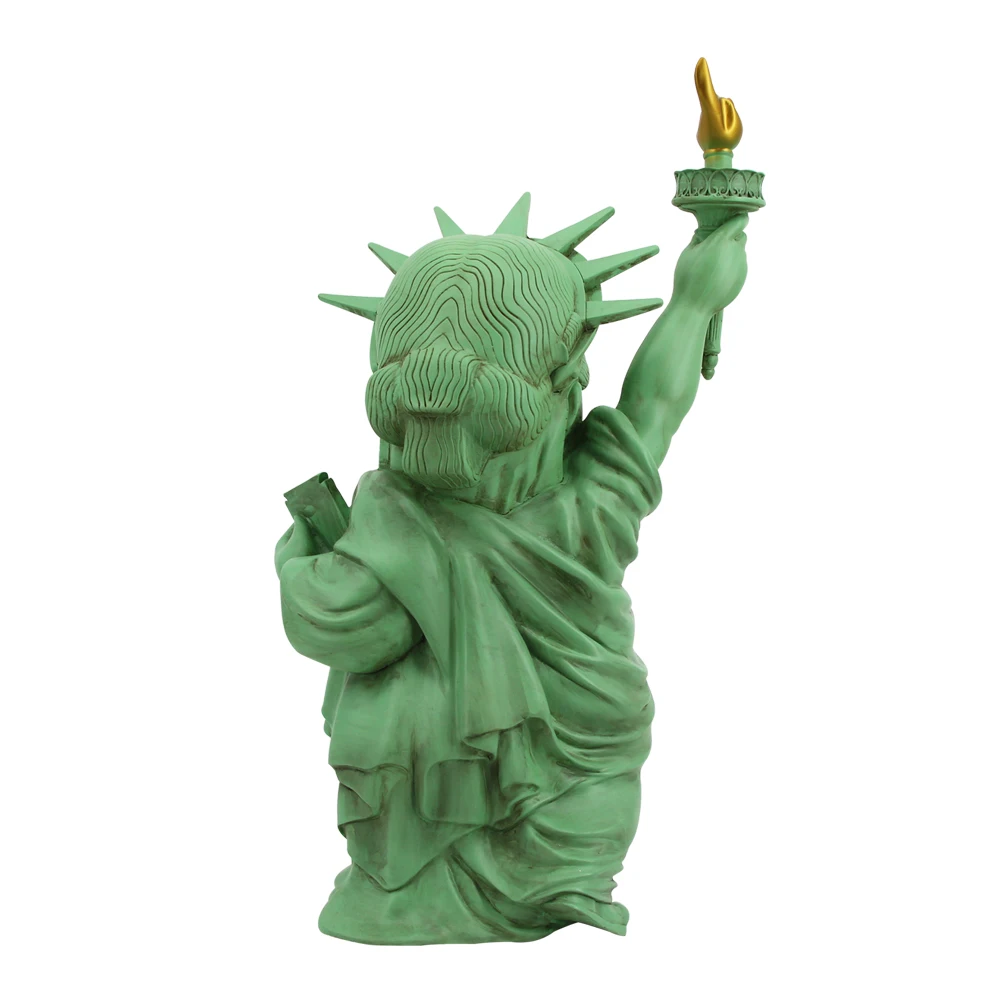 Рон английский kaws забавная скрабби Статуя Свободы зеленая высота 57 см | Игрушки и