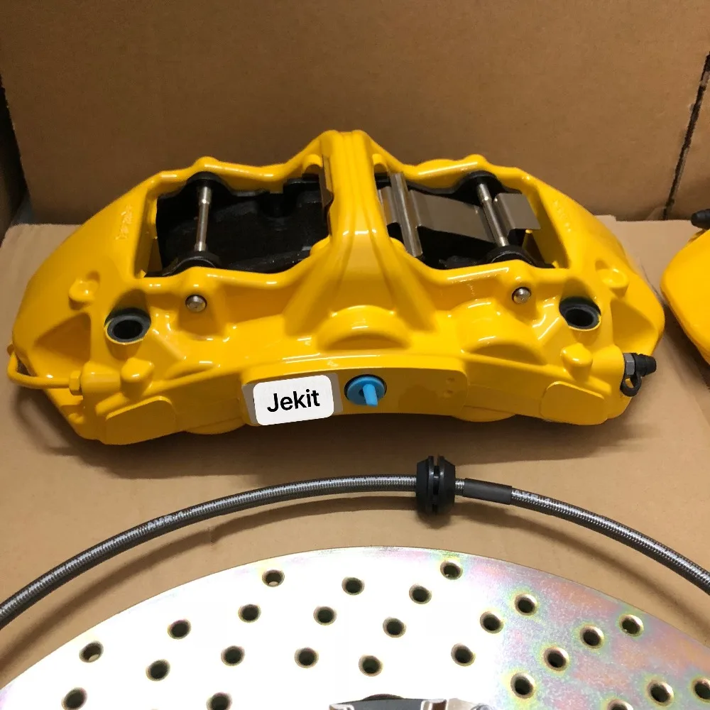 Jekit хорошая производительность brembo 6 горшков с 380*34 мм плавающий Просверленный диск набор для mercedes a250 Спорт w176