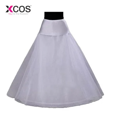 XCOS Свадебные слипы Свадебная Нижняя юбка белое нижнее белье Falda Brautpetticoat длинная