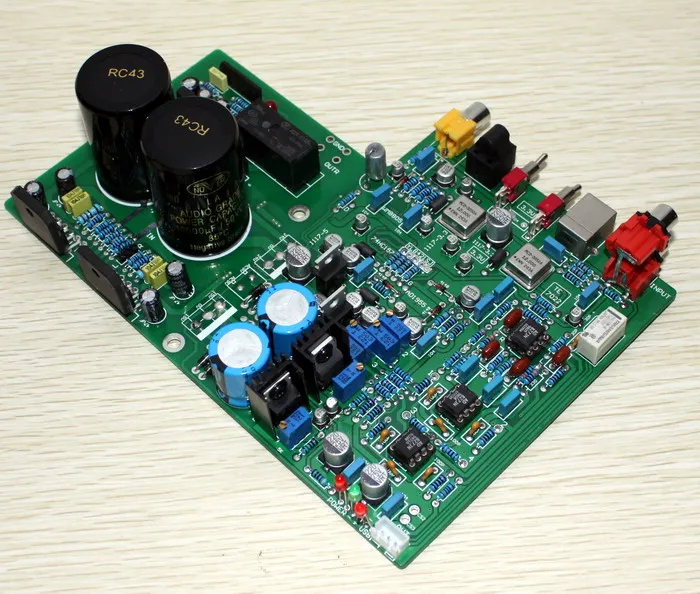 ЦАП 1955 декодирование + плата усилителя мощности LM3886 (коаксиальное волокно USB