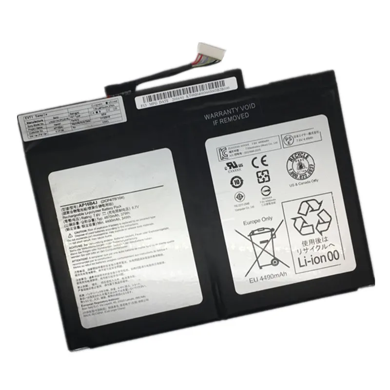 7XINbox 7 6 V 37wh оригинальный AP16B4J Аккумулятор для ноутбука Acer Aspire Switch Alpha 12 SA5 27 Tablet|battery