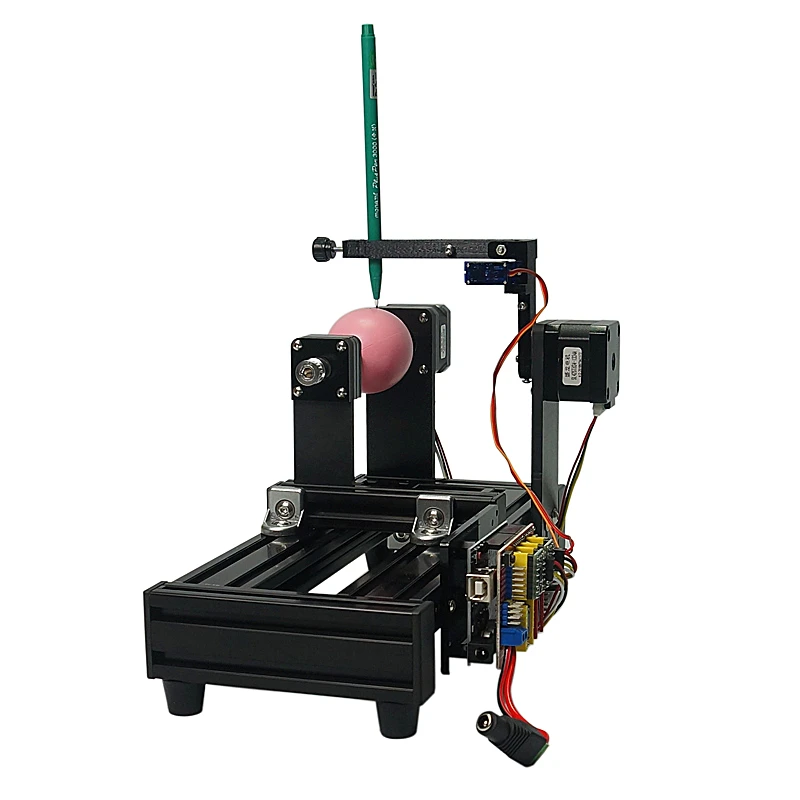 Собранный мини eggdraw eggbot яйцо-Рисование робот Рисование машина сфер для