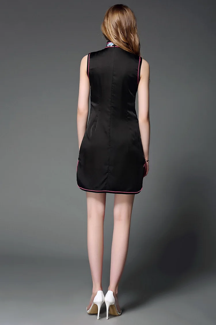 Runway Chinese Traditional Long Cheongsam Dress Phoenix thorn flower Qipao Wedding Women Oriental Dresses Robe Chinoise | Тематическая