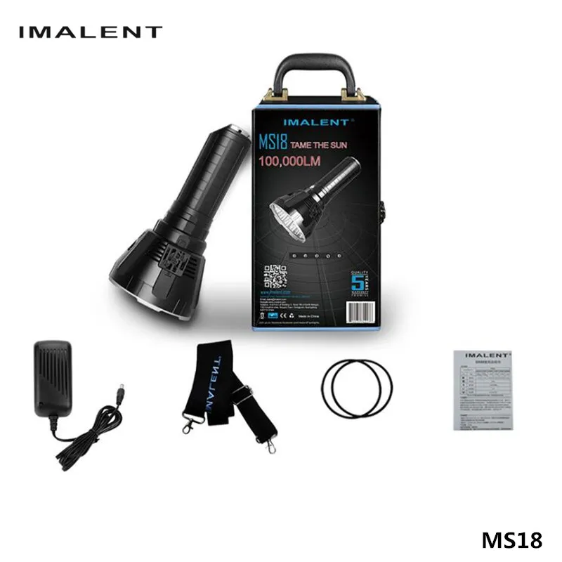 Imalent MS18 зарядка oled дисплей поиск рекия фонарик 21700 восемь выход Cree XHP70 1350 м шок